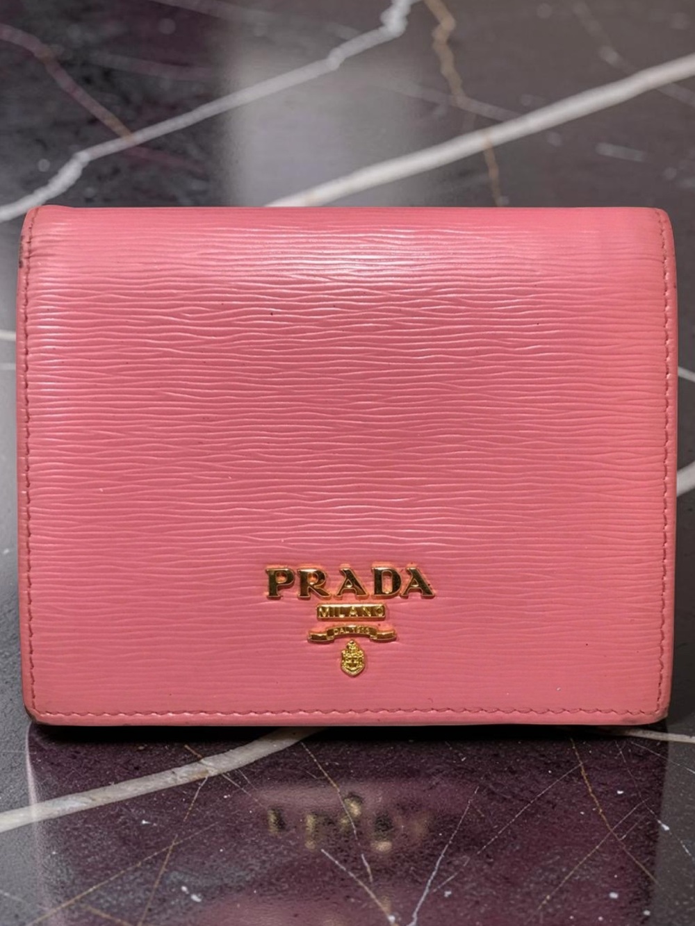 Prada Saffiano Leather Bifold Wallet 💖🌸😍
